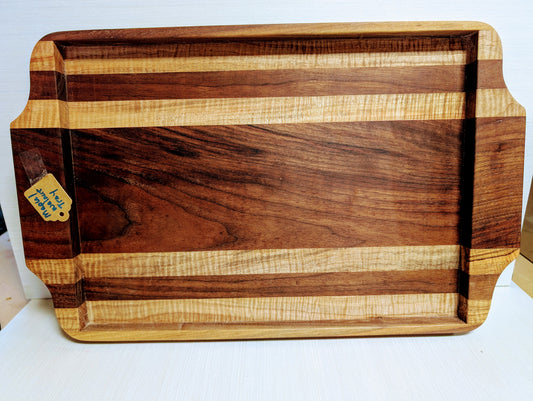 Walnut / Spalted Maple Serving Tray